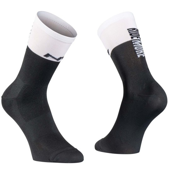 NORTHWAVE WORK LESS RIDE MORE SOCK black/white NORTHWAVE WORK LESS RIDE MORE SOCK black/white