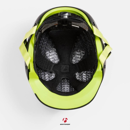 BONTRAGER JET WaveCel Child Black/Volt | Детска каска за колело