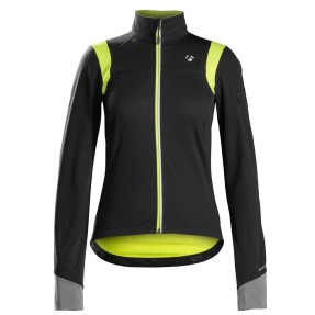 Bontrager Meraj S2 Softshell Women's Jacket/ Black/ Visibility Yellow Bontrager Meraj S2 Softshell Women's Jacket/ Black/ Visibility Yellow