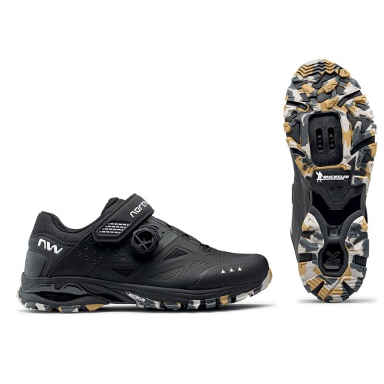 NORTHWAVE SPIDER PLUS 3 black/camo sole NORTHWAVE SPIDER PLUS 3 black/camo sole