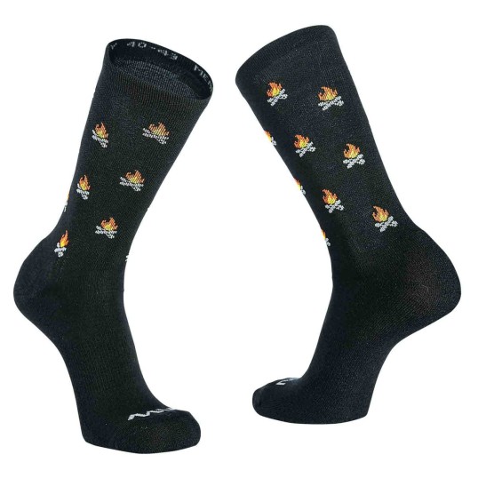 NORTHWAVE CORE SOCK black/orange | Вело чорапи NORTHWAVE CORE SOCK black/orange | Вело чорапи