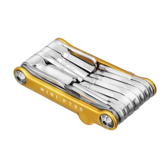 TOPEAK Mini PT30 Gold | Мини-тулче с 30 инструменти за велосипед