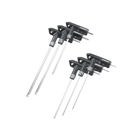 TOPEAK T-Handle DuoHex Wrench Set 2/2.5/3/4/5/6mm | Шестограмни инструменти за велосипед TOPEAK T-Handle DuoHex Wrench Set 2/2.5/3/4/5/6mm | Шестограмни инструменти за велосипед