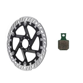 MAGURA MT eSTOP Optimized Kit 220/P - Rotor MDR-P 220 mm / Brake pad 8.S, Sport | Комплект накладки + диск