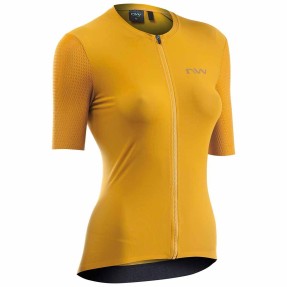 NORTHWAVE EXTREME 2 ochre | Дамско шосейно/ХС джърси с къс ръкав за колелоездене