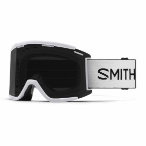 SMITH SQUAD MTB XL white | S3 CHROMAPOP Sun Black Mirror | МТБ / Даунхил вело маска