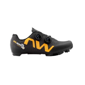 NORTHWAVE REBEL 3 EPIC SERIES black/yellow | XC обувки с клипс