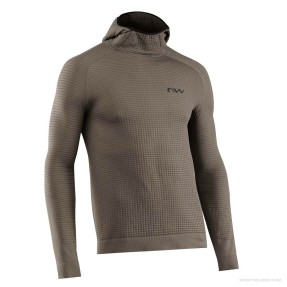 NORTHWAVE ROUTE KNIT HOODIE forest green | Термо Суитчър