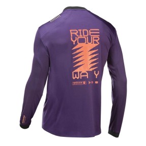 NORTHWAVE SHARP JERSEY purple/orange | Зимно Вело Джърси NORTHWAVE SHARP JERSEY purple/orange | Зимно Вело Джърси