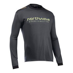 NORTHWAVE SHARP JERSEY black/cool matcha | Зимно Вело Джърси