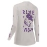 NORTHWAVE XTRAIL WMN LS JERSEY light grey/dark purple | Дамско вело джърси за колоездене