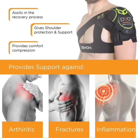 DEMON SHOULDER BRACE X D3O Black | Протектор за рамо DEMON SHOULDER BRACE X D3O Black | Протектор за рамо