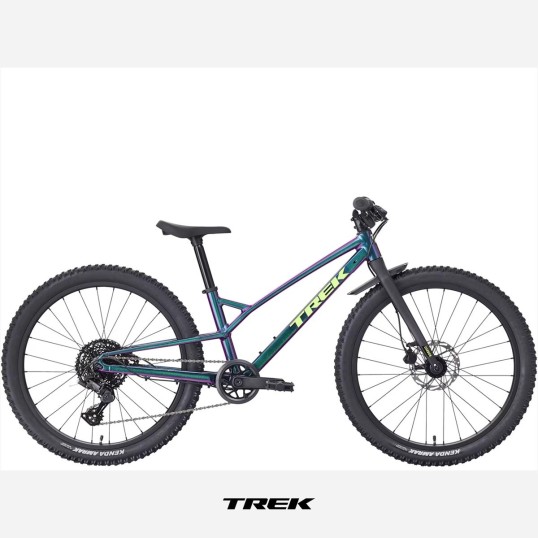 Детски велосипед 2026 TREK WAHOO 24 TRAIL Emerald Iris 24" (130-150cm)