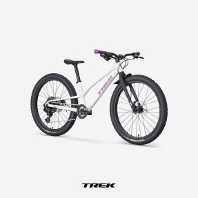 Детски велосипед 2026 TREK WAHOO 24 TRAIL Crystal White 24" (130-150cm)