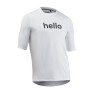 Вело джърси с къс ръкав NORTHWAVE BOMB HELLO GOODBYE JERSEY SHORT SLEEVE white