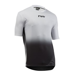 Вело джърси с къс ръкав NORTHWAVE EDGE 2 JERSEY light grey/black
