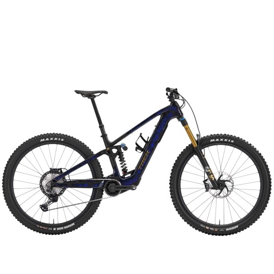 Електрически карбонов велосипед с пълно окачване TREK FUEL+ LX 9.8 XT EU Gloss Navy Smoke/Matte Trek Black Електрически карбонов велосипед с пълно окачване TREK FUEL+ LX 9.8 XT EU Gloss Navy Smoke/Matte Trek Black