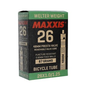 Вътрешна гума за велосипед MAXXIS WELTER WEIGHT 26X1.0/1.25 | Френски Вентил 48мм