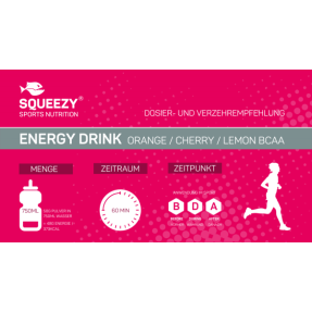 Squeezy Energy Drink BCAA енергийна изотонична напитка Squeezy Energy Drink BCAA енергийна изотонична напитка