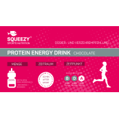 Squeezy Protein Energy Drink Chocolate I Протеинова Енергийна напитка Шоколад Squeezy Protein Energy Drink Chocolate I Протеинова Енергийна напитка Шоколад