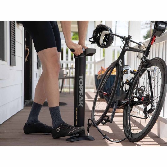 TOPEAK JoeBlow Twin Turbo | Крачна помпа за велосипед до 200PSI / 13.8BAR TOPEAK JoeBlow Twin Turbo | Крачна помпа за велосипед до 200PSI / 13.8BAR